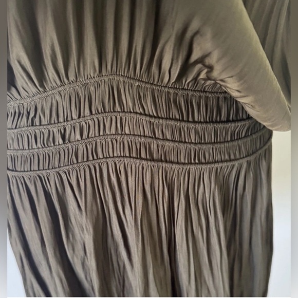 EUC! Ramy Brook Hilton Mini Dress Sleeveless in Olive Green Retail $345 - Picture 2 of 5